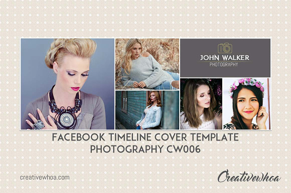 Facebook Cover Template CW006 in Facebook Templates - product preview 1