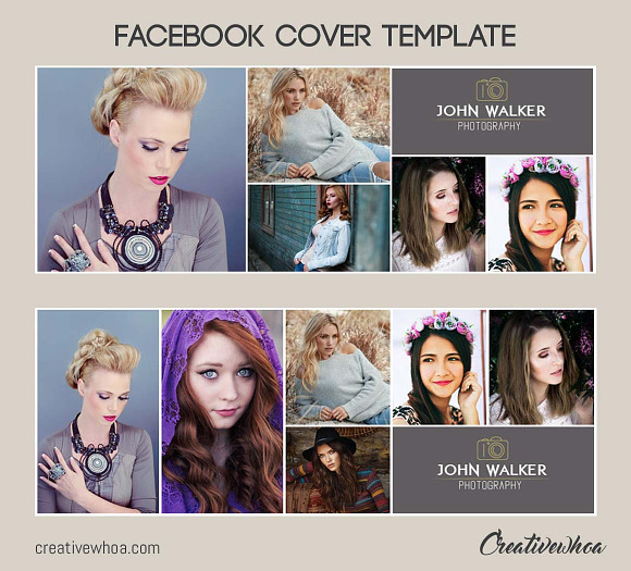Facebook Cover Template CW006 in Facebook Templates - product preview 3