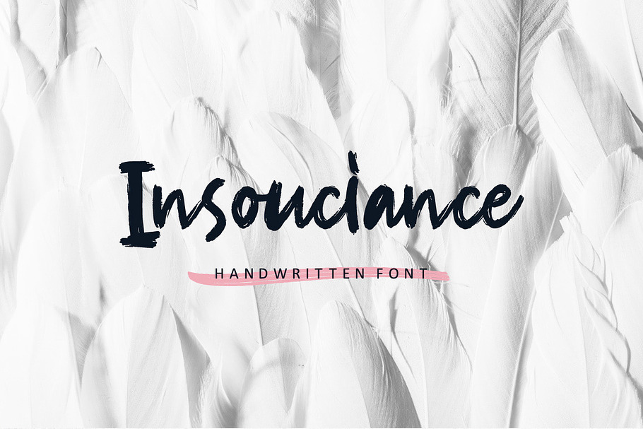 NEW! Insouciance Brush Script in Script Fonts - product preview 8