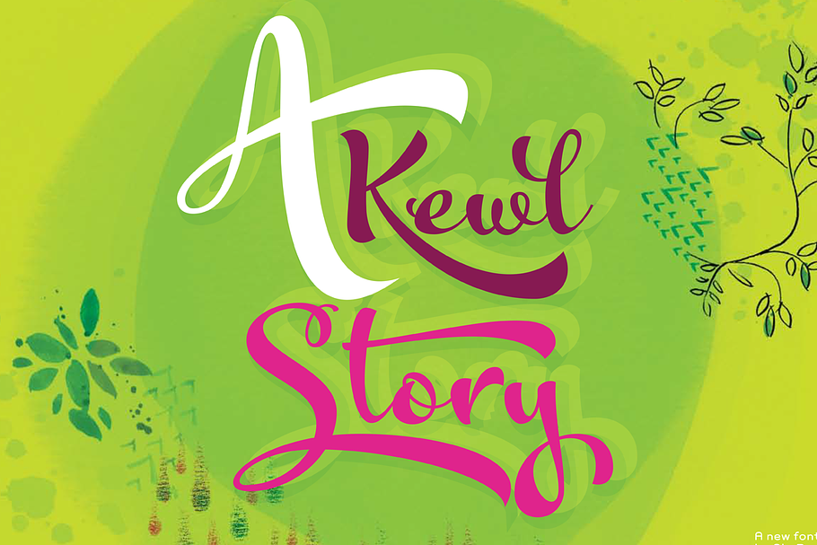 Kewl Script in Fonts - product preview 8