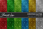 Christmas Glitter Digital Paper