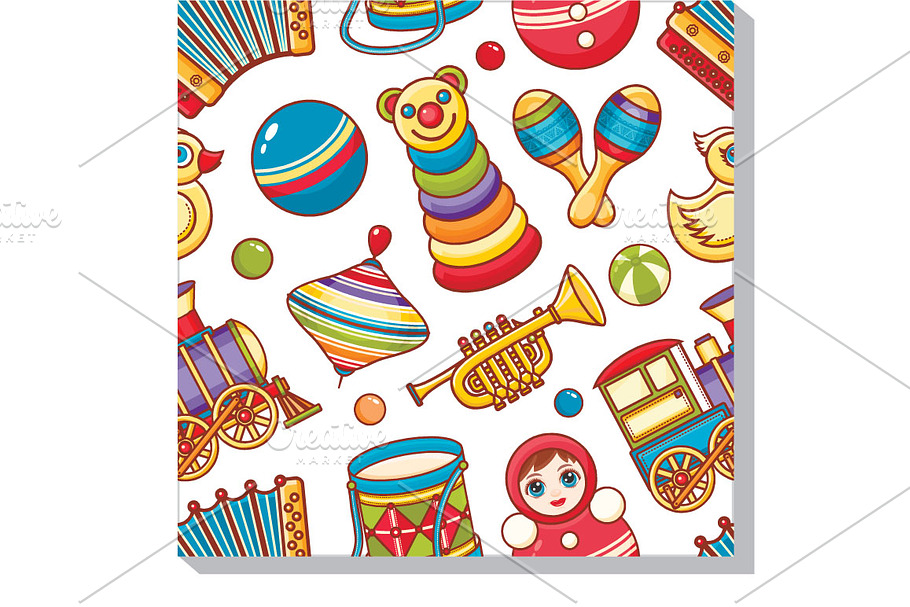Musical instruments and toy. in Patterns - product preview 8