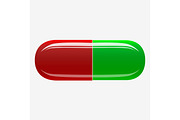 Capsule pill illustration