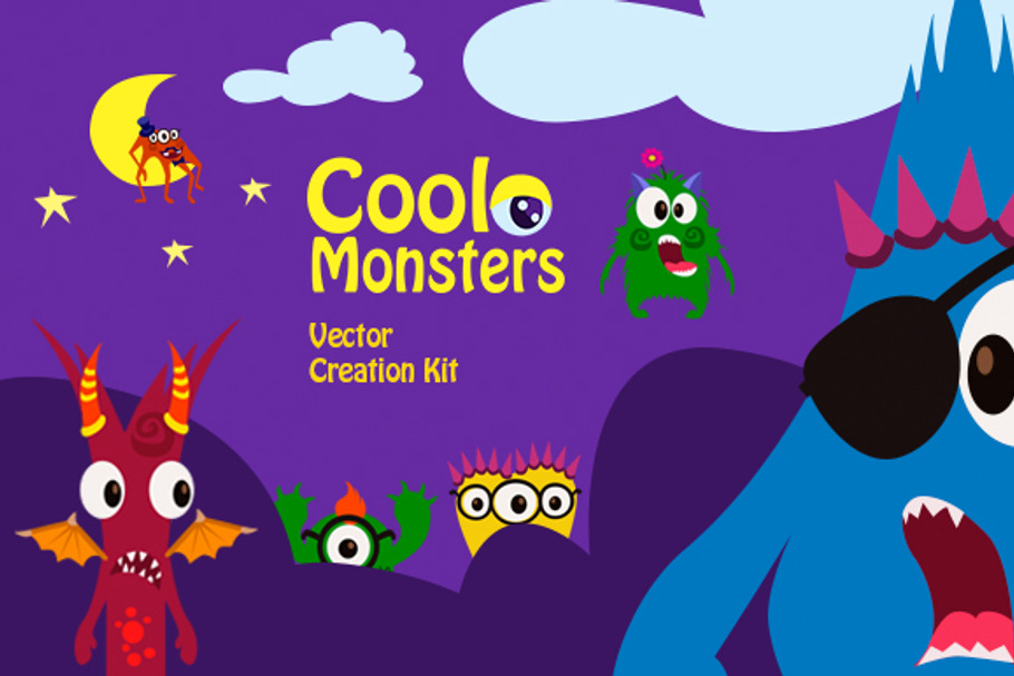 DIY Monster Character Creation Kit in Illustrations - product preview 8