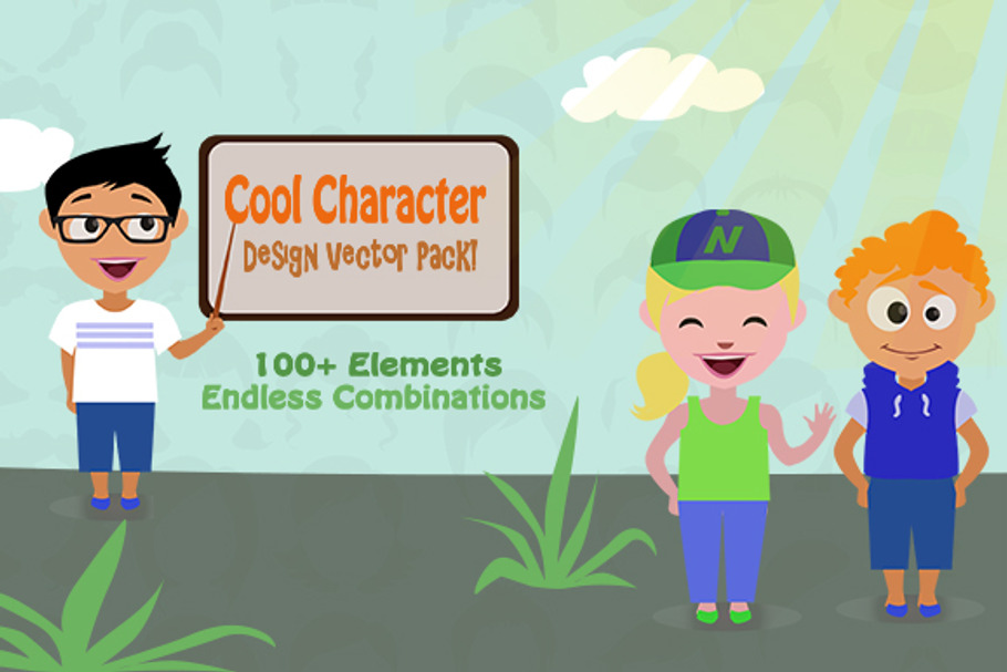DIY Character Avatar Creation Kit in Illustrations - product preview 8