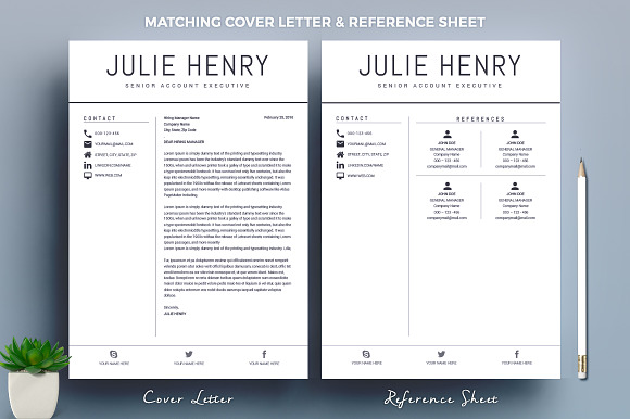 Resume/CV Template in Resume Templates - product preview 2