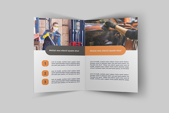 Cleaning Services Bi-Fold Brochure in Brochure Templates - product preview 3