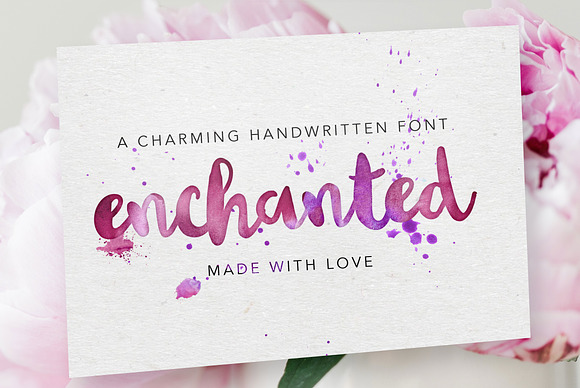 40% OFF – ENCHANTED SCRIPT FONT in Script Fonts - product preview 4