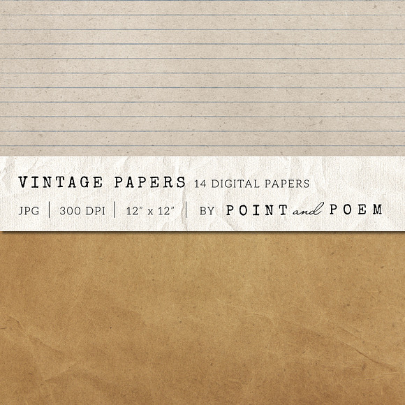 Old Vintage Paper Textures in Textures - product preview 3
