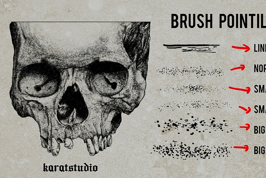 Brush Pointilism for Photoshop in Photoshop Brushes - product preview 8