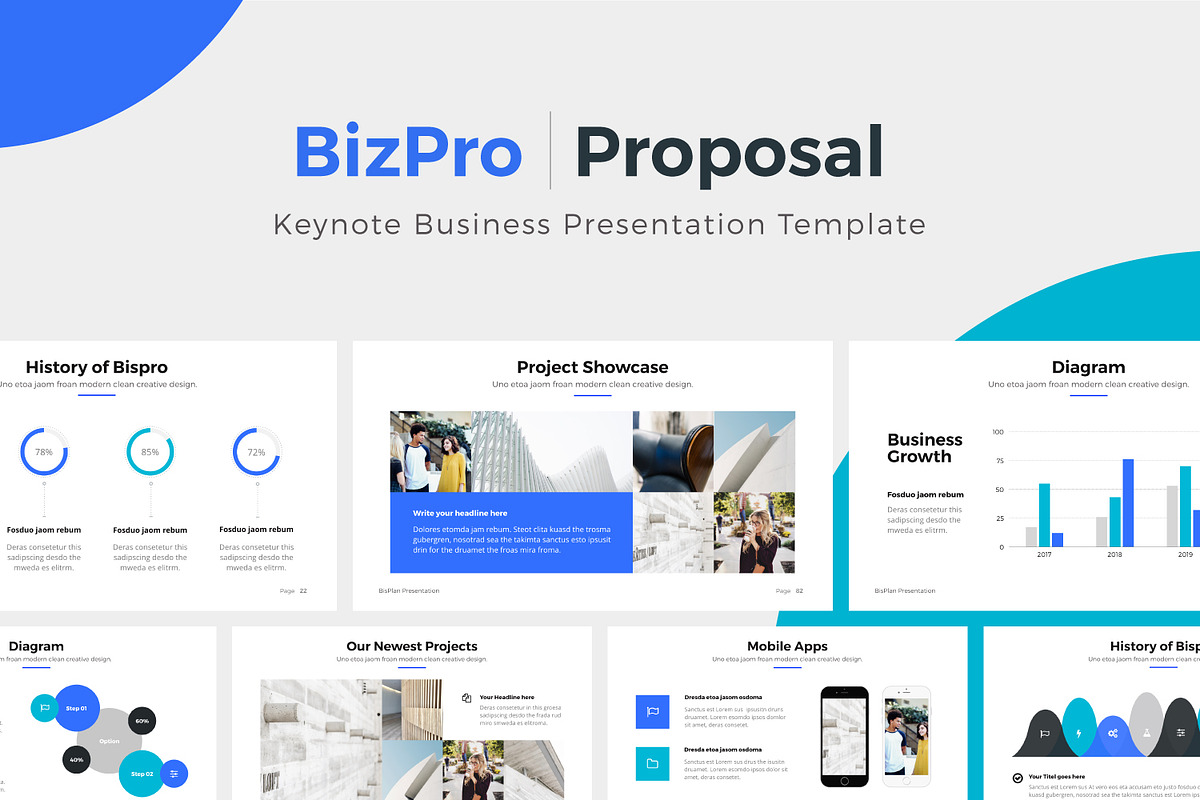 BizPro | Proposal Keynote Template in Keynote Templates - product preview 8