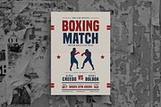 Boxing Match Flyer