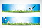 Golf banners