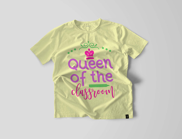 Queen of the classroom SVG PNG EPS in Illustrations - product preview 2