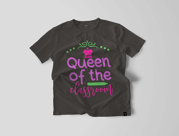 Queen of the classroom SVG PNG EPS in Illustrations - product preview 3