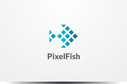 Pixel Fish Logo