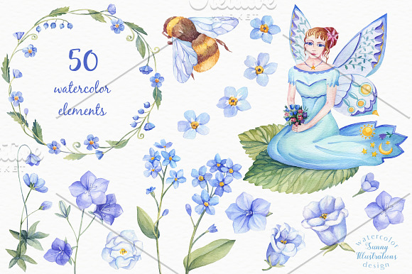 Blue Fairy Tale in Illustrations - product preview 1