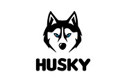 Husky Face Logo