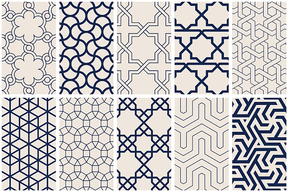 Islamic Art Vector Patterns in Patterns - product preview 9