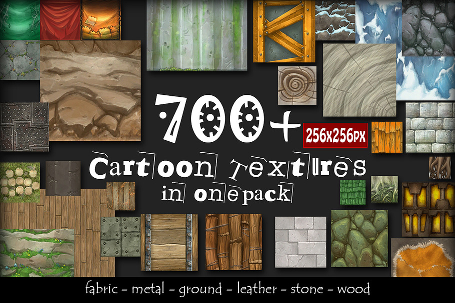 700+ Cartoon Texture set in Textures - product preview 8