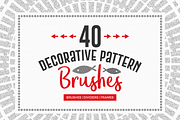 40 Decorative Pattern Brushes