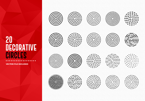 40 Decorative Pattern Brushes in Photoshop Brushes - product preview 2