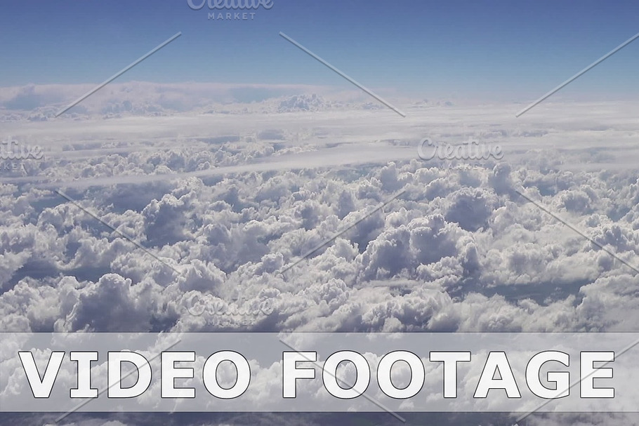Flying over the clouds. Clouds and skyline view. in Graphics - product preview 8