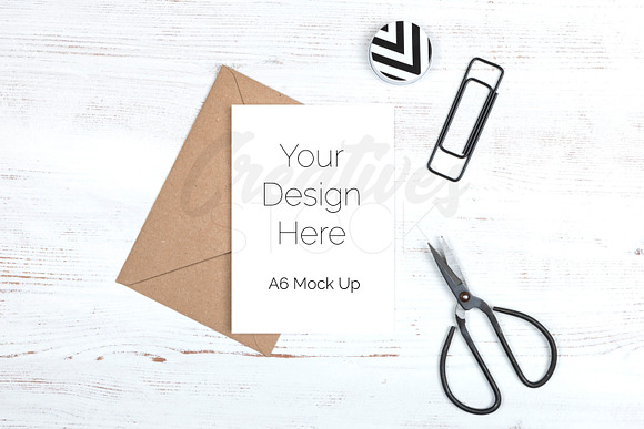 A6 Card Bundle - 8 JPEG/PSD in Print Mockups - product preview 4