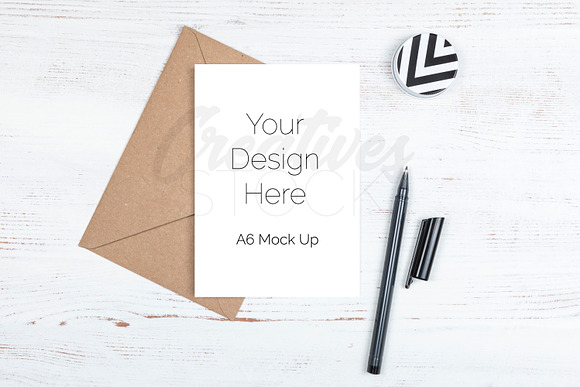 A6 Card Bundle - 8 JPEG/PSD in Print Mockups - product preview 5