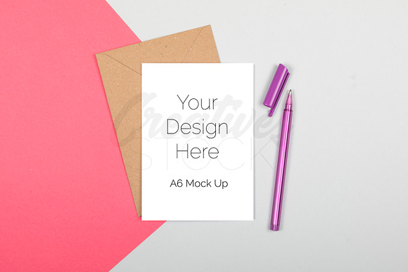A6 Card Bundle STOCK - 10 JPEG/PSD in Print Mockups - product preview 7
