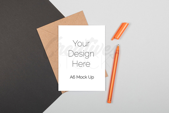 A6 Card Bundle STOCK - 10 JPEG/PSD in Print Mockups - product preview 9