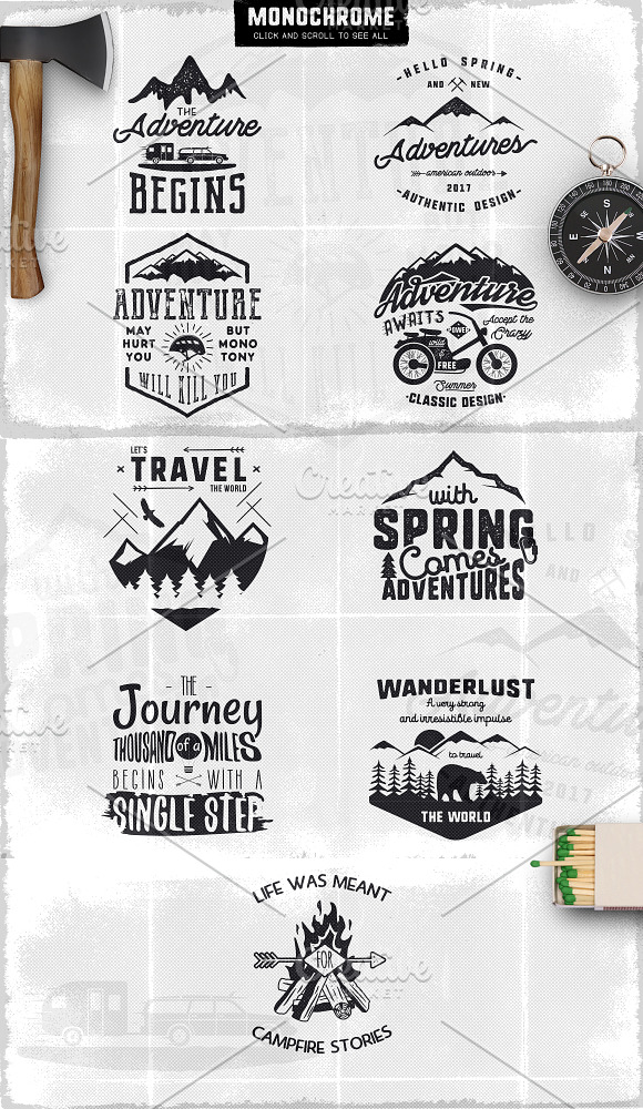 Outdoor Activities Branding Kit in Logo Templates - product preview 28