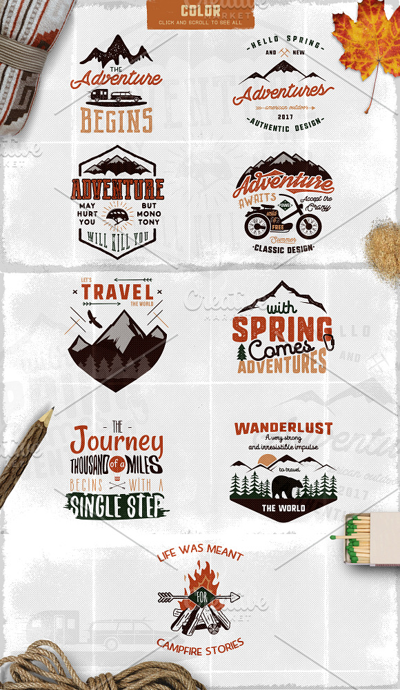 Outdoor Activities Branding Kit in Logo Templates - product preview 29