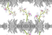 Floral Collage Seamless Pattern Design