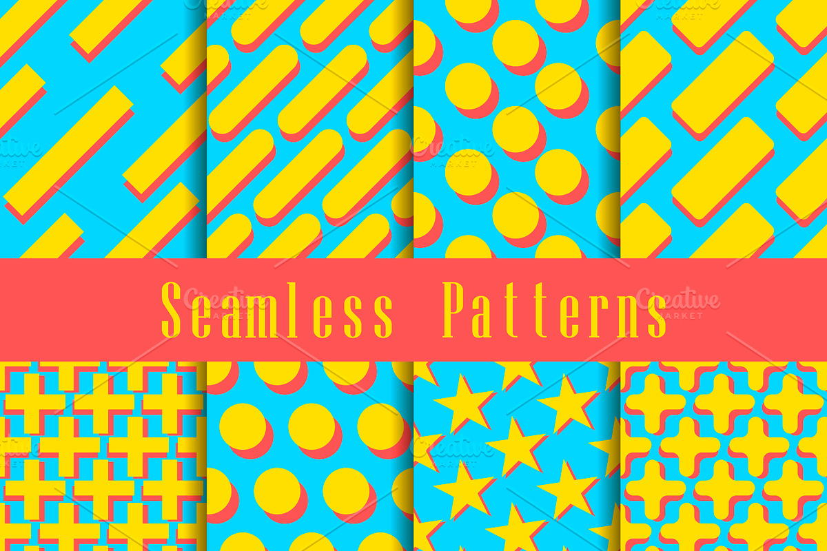 Geometric modern seamless pattern in Patterns - product preview 8