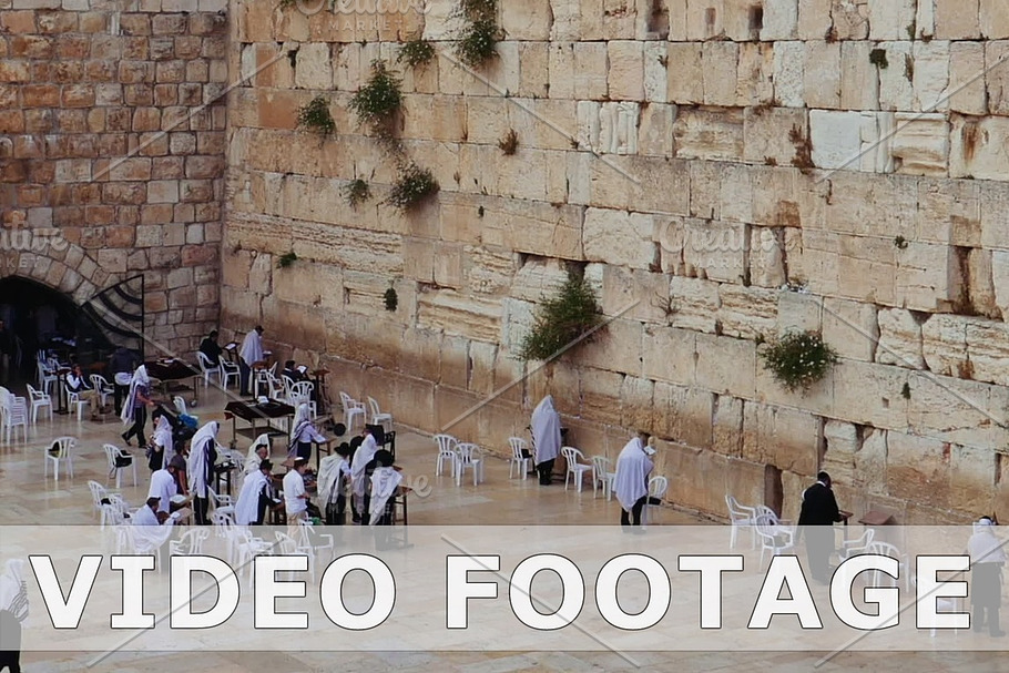 People pray at the Western Wall in Jerusalem