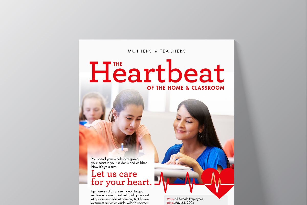 Heartbeat Flyer in Flyer Templates - product preview 8