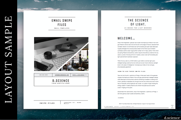 MINI EBOOK TEMPLATE | LIGHT NO.6 in Magazine Templates - product preview 3