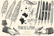 Set Pencils and Pens
