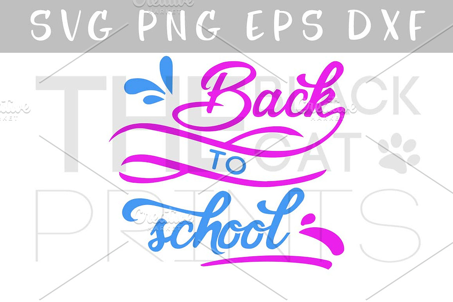 Back to school SVG PNG EPS
