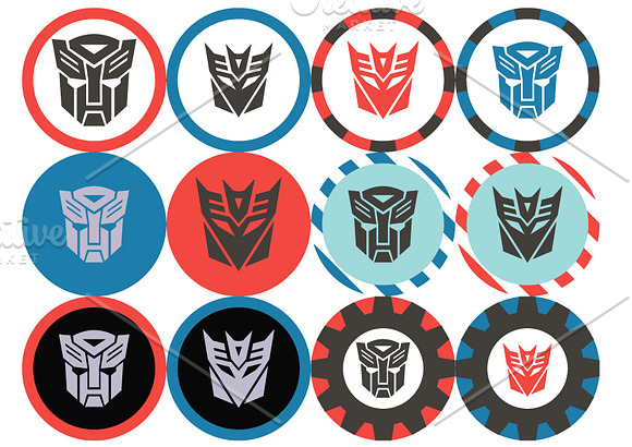 Transformers Birthday Party Package in Templates - product preview 4
