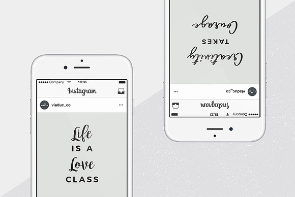 Handwriting Quotes Social Media Kit in Instagram Templates - product preview 5