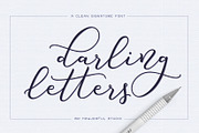 Darling letters font
