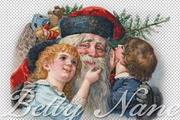 Santa Claus, Winsch 1914, clip art