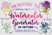 Watercolor Generator for Photoshop