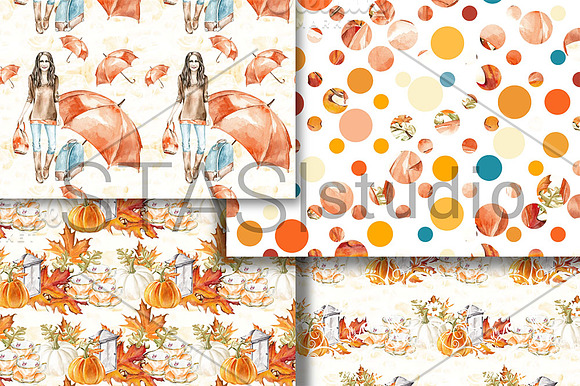 Autumn Fashion Paper Pack in Patterns - product preview 2