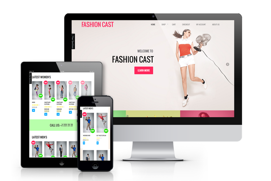 Fashion Cast - WooCommerce  theme in WordPress Commerce Themes - product preview 8