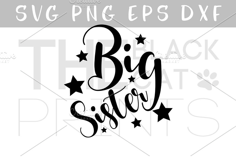 Big sister kids SVG EPS PNG DXF