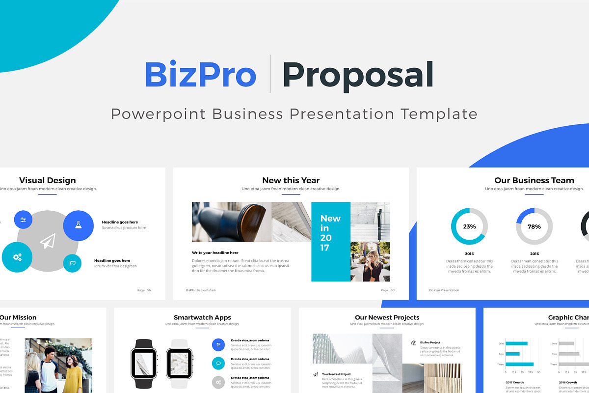 BizPro. Powerpoint Business Template in PowerPoint Templates - product preview 8