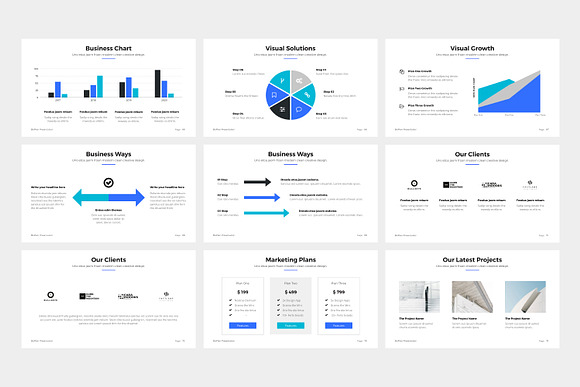 BizPro. Powerpoint Business Template in PowerPoint Templates - product preview 8